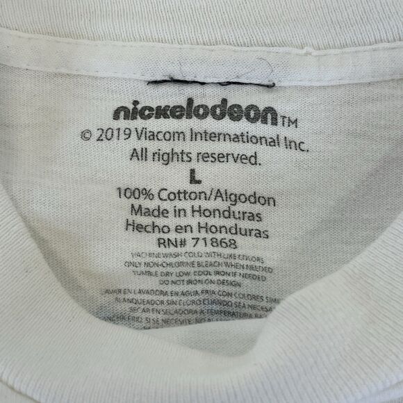 Nickelodeon Characters (Rugrats,CatDog,Arnold) White Long Sleeve T-shirt Sz Lg‎ - Picture 7 of 10